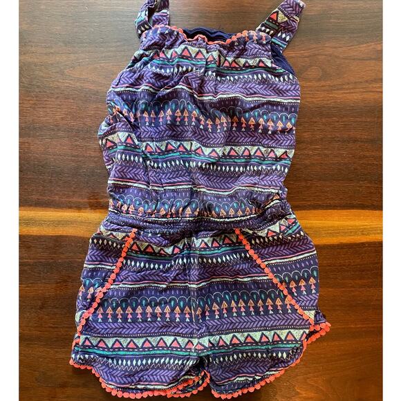 Girls Rompers Overalls Bundle of 4 Cherokee Jordache Art Class 6/6X GUC - Picture 3 of 10